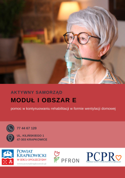 POMOC W KONTYNUOWANIU REHABILITACJI W FORMIE WENTYLACJI DOMOWEJ